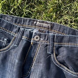 Vintage south poles! Dark Blue baggy Men's Jeans